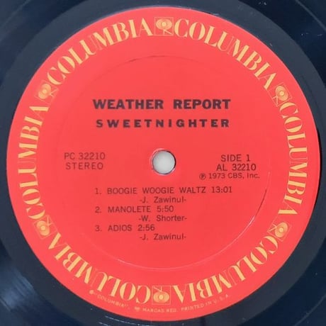 WEATHER REPORT - Sweetnighter (COLUMBIA PC32210)