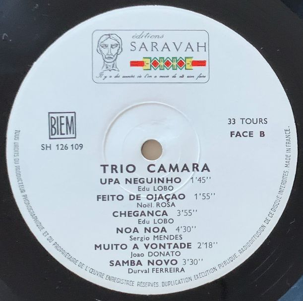 LE TRIO CAMARA - Le Trio Camara (SARAVAH SH1261