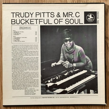 TRUDY PITTS - a Bucketful of Soul (PRESTIGE PRST7560)