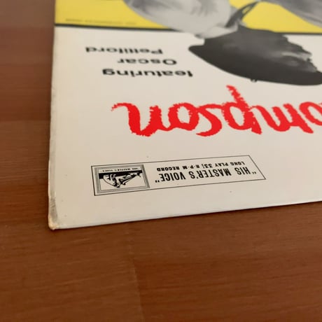 LUCKY THOMPSON - featuring Oscar Pettiford (HIS MASTER'S VOICE CLP.1237)