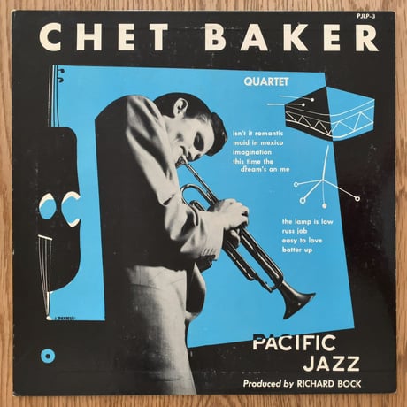 CHET BAKER - Chet Baker Quartet (PACIFIC JAZZ PJLP-3)