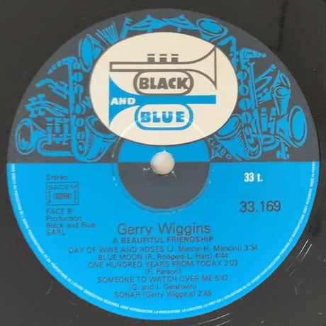 GERRY WIGGINS - a Beautiful Friendship (BLACK AND BLUE 33.169)