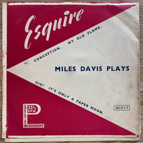 MILES DAVIS - Plays (ESQUIRE 20-017)