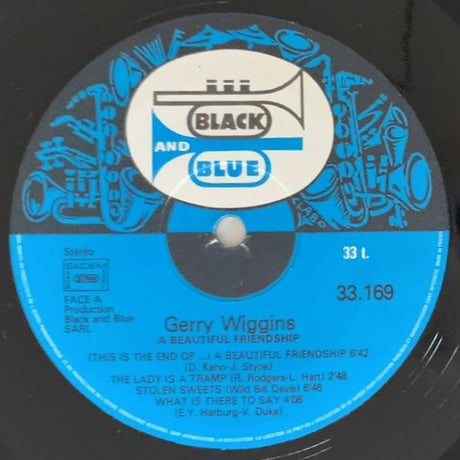 GERRY WIGGINS - a Beautiful Friendship (BLACK AND BLUE 33.169)