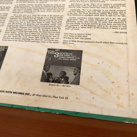 THE THREE SOUNDS - Good Deal (BLUE NOTE BLP4020)