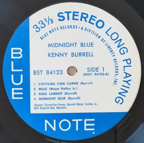 KENNY BURRELL - Midnight Blue (BLUE NOTE BST841