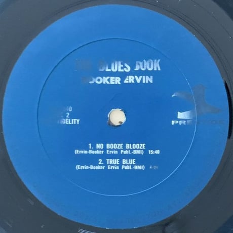 BOOKER ERVIN - The Blues Book (PRESTIGE PR7340)