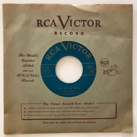 CHARLIE VENTURA - Plays Duke Ellington for Dancing (RCA VICTOR WP274) 7inch BOX