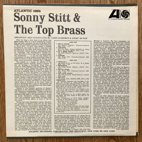 SONNY STITT - and The Top Brass (ATLANTIC 1395)