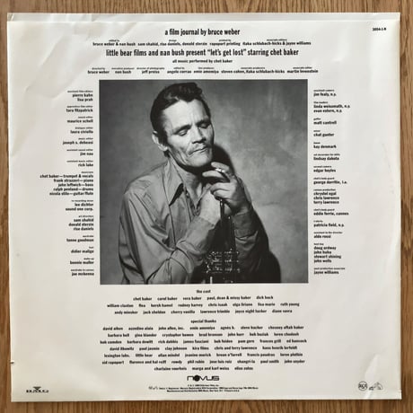 CHET BAKER - Let's Get Lost (NOVUS 3054-1-N)