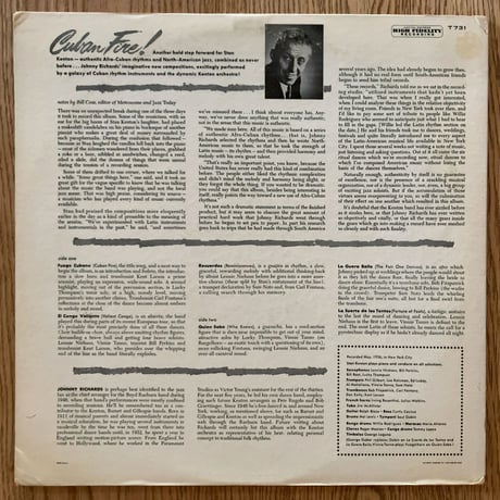 STAN KENTON - Cuban Fire! (CAPITOL T-731)