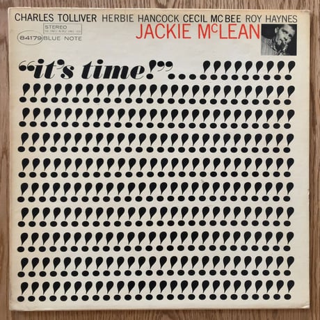 JACKIE McLEAN - It's Time! (BLUE NOTE BST84179)