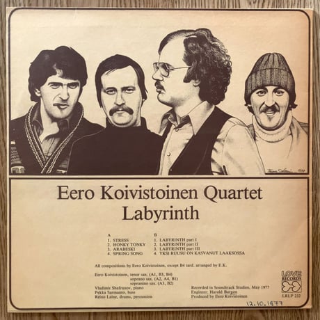 EERO KOIVISTOINEN - Labyrinth (LOVE LRLP232)