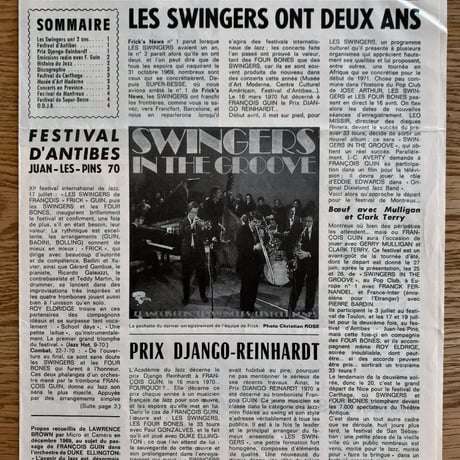 PAUL GONSALVES - FRANCOIS GUIN - avec Les Swingers et Les Four Bones (RIVIERA XCED521.137)