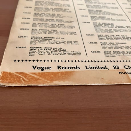 FATS NAVARRO, BILL HARRIS, ALLEN EAGER, RALPH BURNS - Jazz Off The Air Vol.2 (VOGUE L.D.E.021)