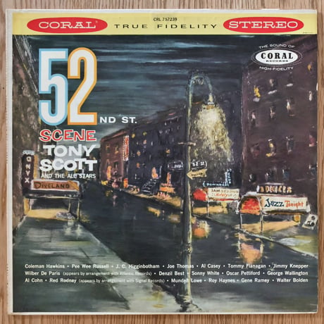 TONY SCOTT - 52nd St. Scene (CORAL CRL757239)