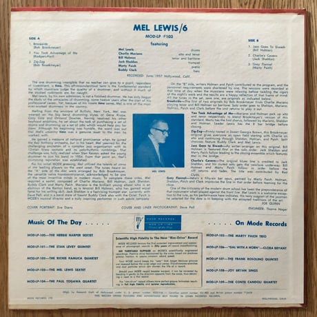 MEL LEWIS - Mel Lewis Sextet (MODE MODLP#103)