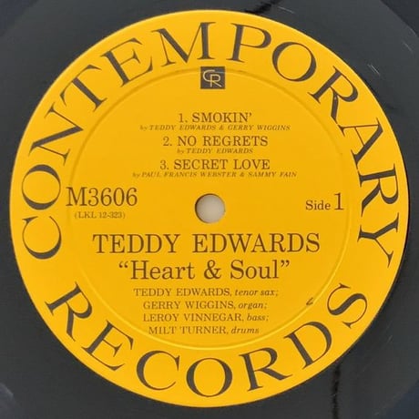 TEDDY EDWARDS - Heart & Soul (CONTEMPORARY M3606)