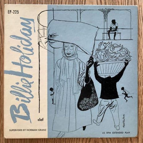 BILLIE HOLIDAY - Billie Holiday (CLEF EP-225) 7inch EP