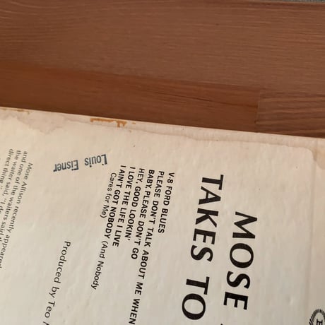 MOSE ALLISON - Takes To The Hills (EPIC BA17031)