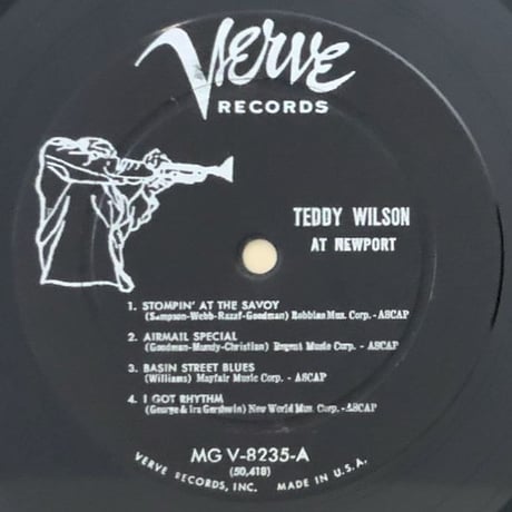 TEDDY WILSON & GERRY MULLIGAN - at Newport (VERVE MGV-8235)