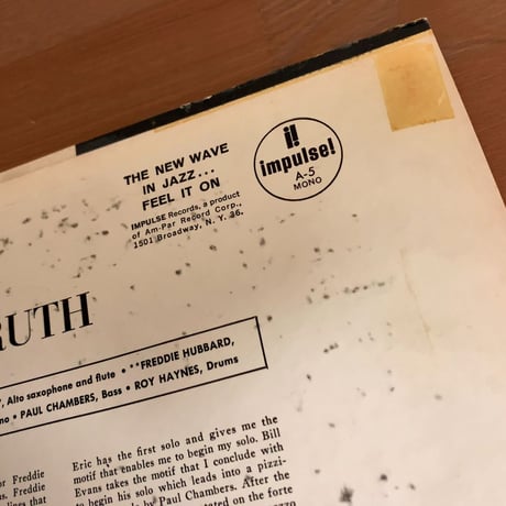 OLIVER NELSON - The Blues and The Abstract Truth (impulse! A-5)