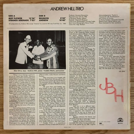 ANDREW HILL - Strange Serenade (SOUL NOTE SN1013)
