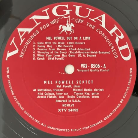MEL POWELL - Out on a Limb (VANGUARD VRS8506)