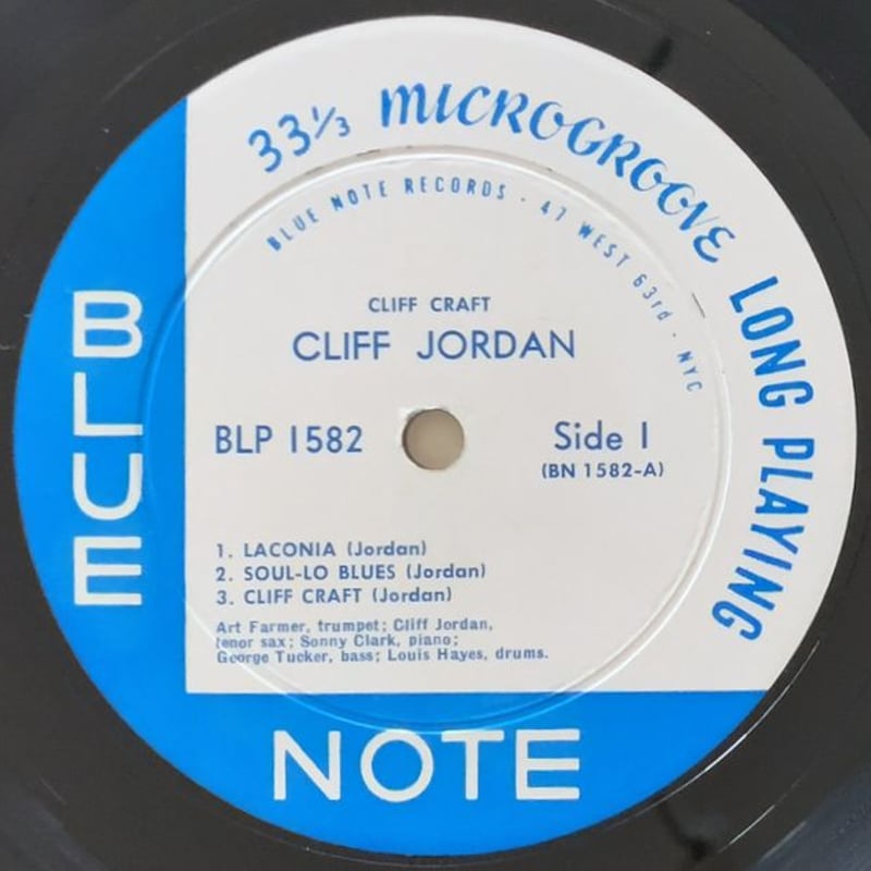 その他 LP Cliff Jordan Cliff Craft BN1582,BLP1582 BLUE NOTE /00260 Cliff Jordan – Cliff Craft – Vinyl (LP, Album, Mono), 1957