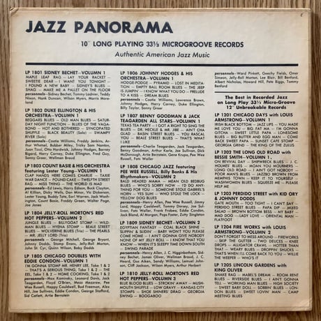 COUNT BASIE - feat. Lester Youngs (JAZZ PANORAMA LP1803)