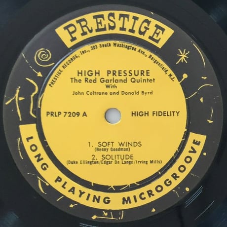 RED GARLAND - High Pressure (PRESTIGE PRLP7209)
