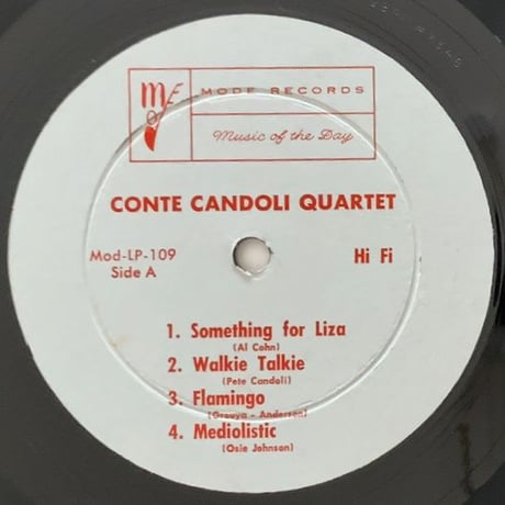 CONTE CANDOLI - Conte Candoli Quartet (MODE MOD-LP-109)