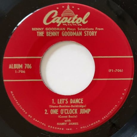 BENNY GOODMAN - Benny Goodman Story (CAPITOL FDM706) 7inch Box