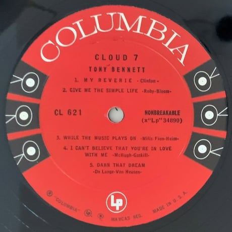 TONY BENNETT - Cloud 7 (COLUMBIA CL621)