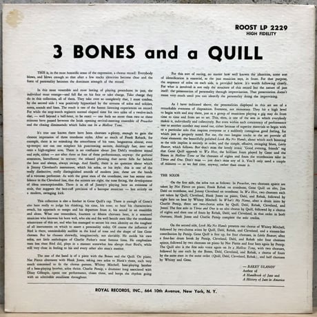 GENE QUILL - 3 Bones And A Quill (ROOST LP2229)