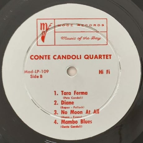 CONTE CANDOLI - Conte Candoli Quartet (MODE MOD-LP-109)
