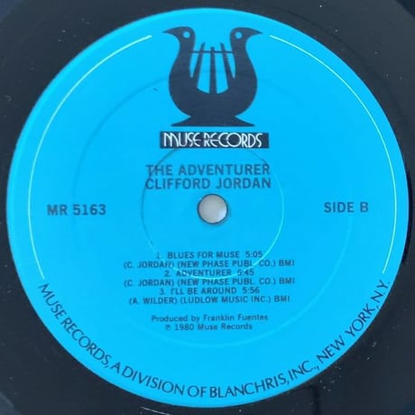CLIFFORD JORDAN - The Adventurer (MUSE MR5163)