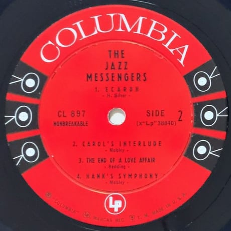 THE JAZZ MESSENGERS - The Jazz Messengers (COLUMBIA CL897)