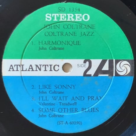 JOHN COLTRANE - Coltrane Jazz (ATLANTIC SD1354)