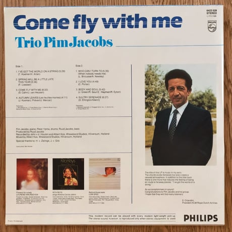 PIM JACOBS - Come Fly with Me (PHILIPS 6423 529)