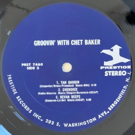 CHET BAKER - Groovin' with (PRESTIGE PRST7460)