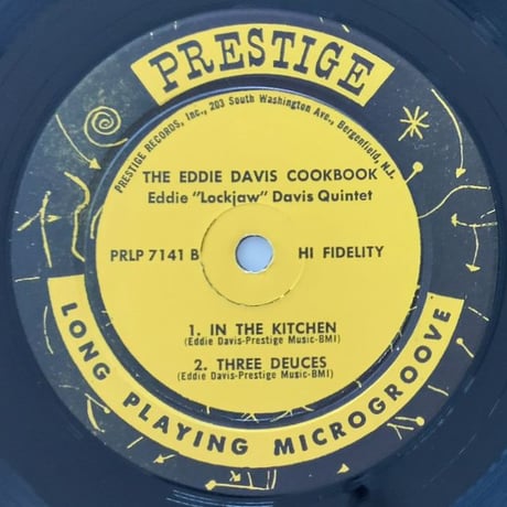 EDDIE "LOCKJAW" DAVIS - Cookbook Vol.1 (PRESTIGE PRLP7141)