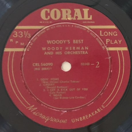WOODY HERMAN - Woody's Best (CORAL CRL56090)