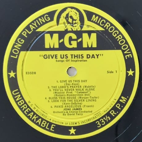 JONI JAMES - Give Us This Day (MGM E3528)