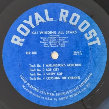 KAI WINDING - Kai Winding All Stars (ROOST RLP408)