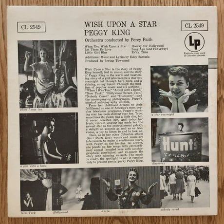 PEGGY KING - Wish Upon a Star (COLUMBIA CL2549)