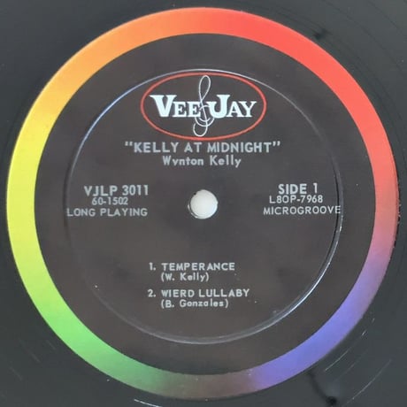 WYNTON KELLY - Kelly at Midnite (VEE JAY VJLP3011)