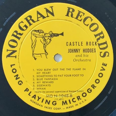 JOHNNY HODGES - Castle Rock (NORGRAN MGN-1048)