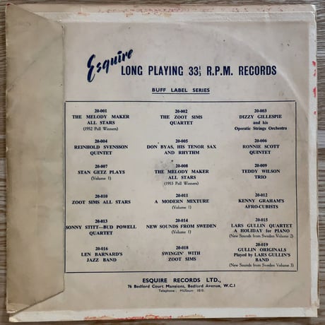 MILES DAVIS - Plays (ESQUIRE 20-017)