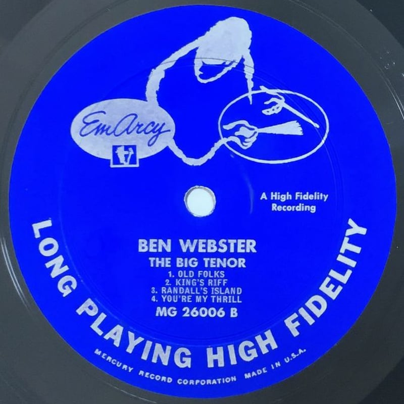 BEN WEBSTER - The Big Tenor (EMARCY MG26006) |